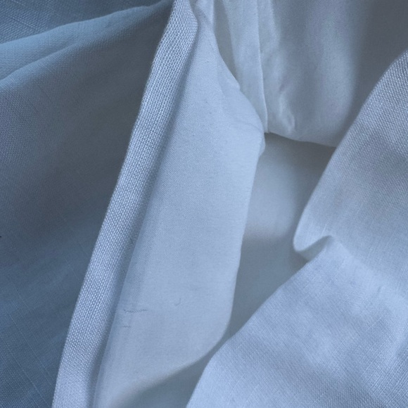 2-pc Women’s Jessica London Linen blend capris set While Size 22/20W - Picture 10 of 12